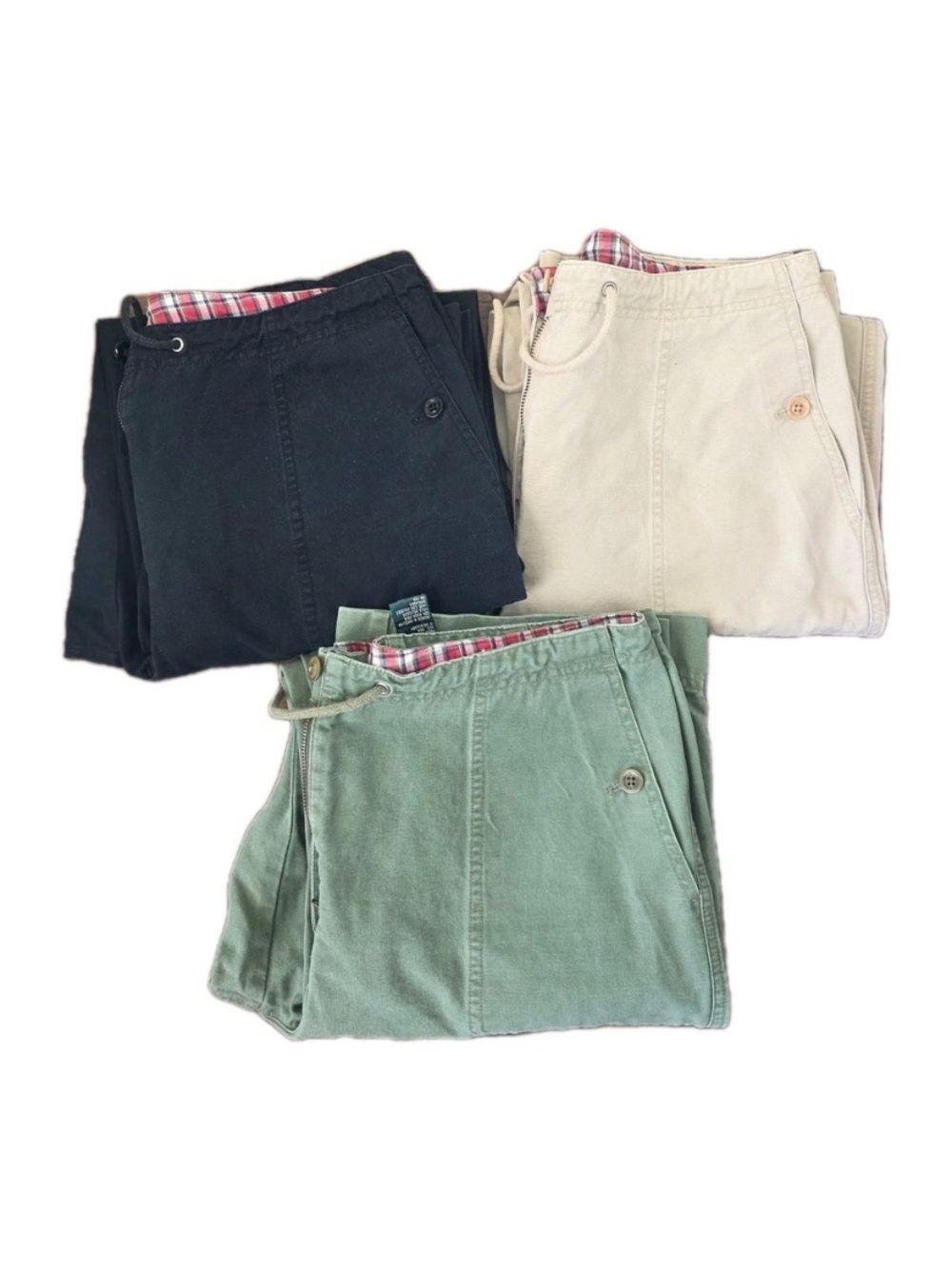 Lot 3 pairs Ralph Lauren USRL 1967 Cargo Pants Womens Size 10 32x29.5